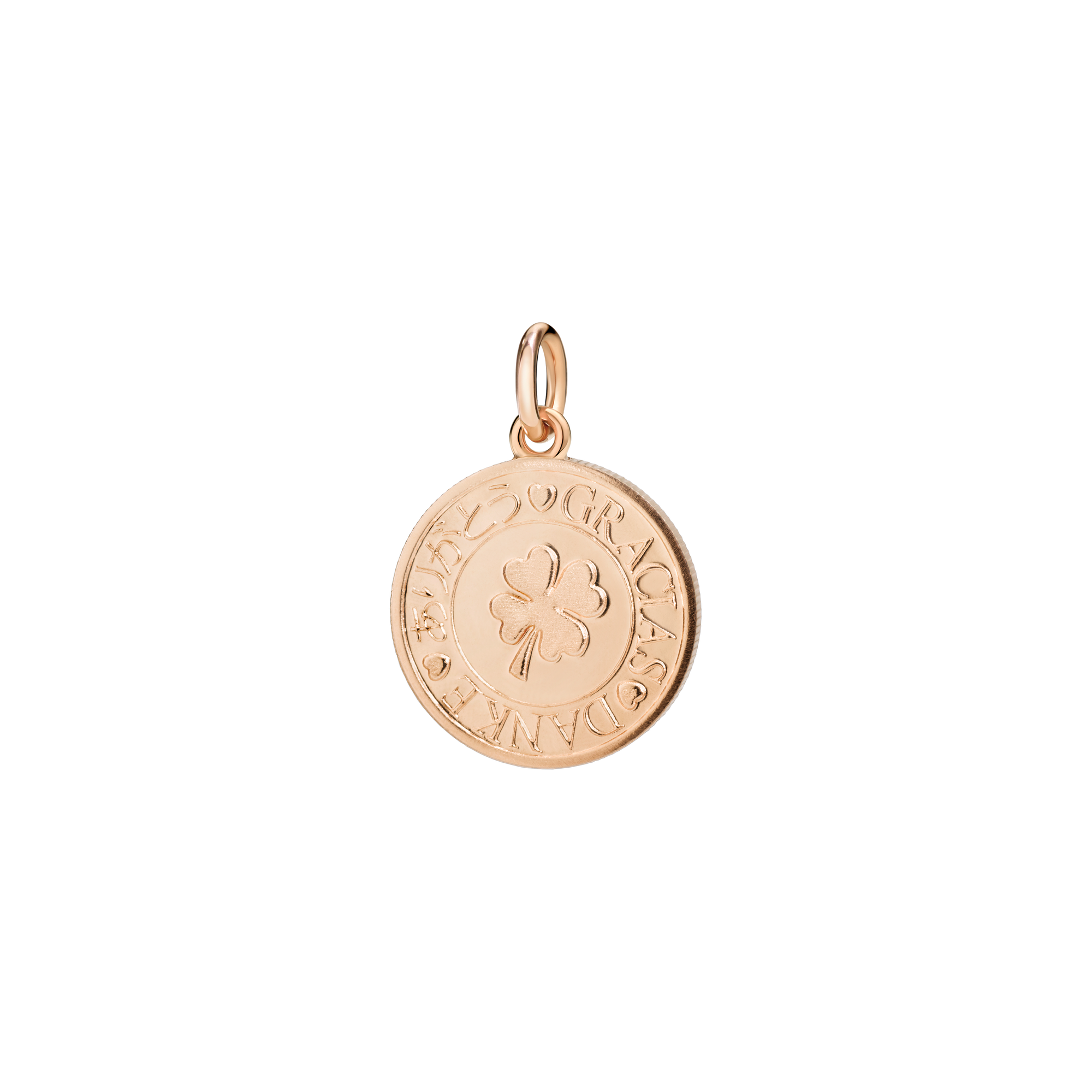 Charm Pièce en or rose 9K - Or Rose