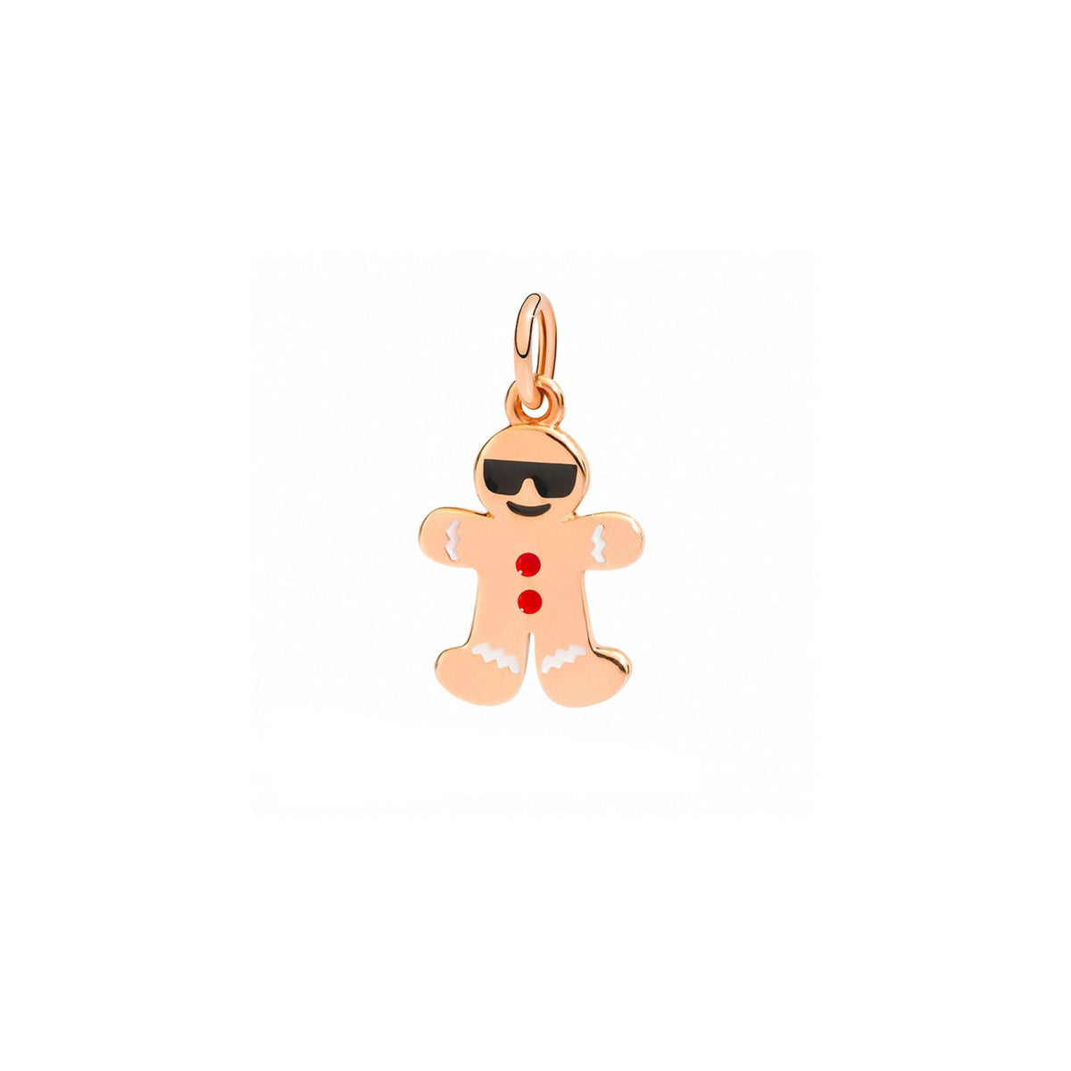 GINGERBREAD 9K ROSE GOLD WITH BLACK ENAMEL.