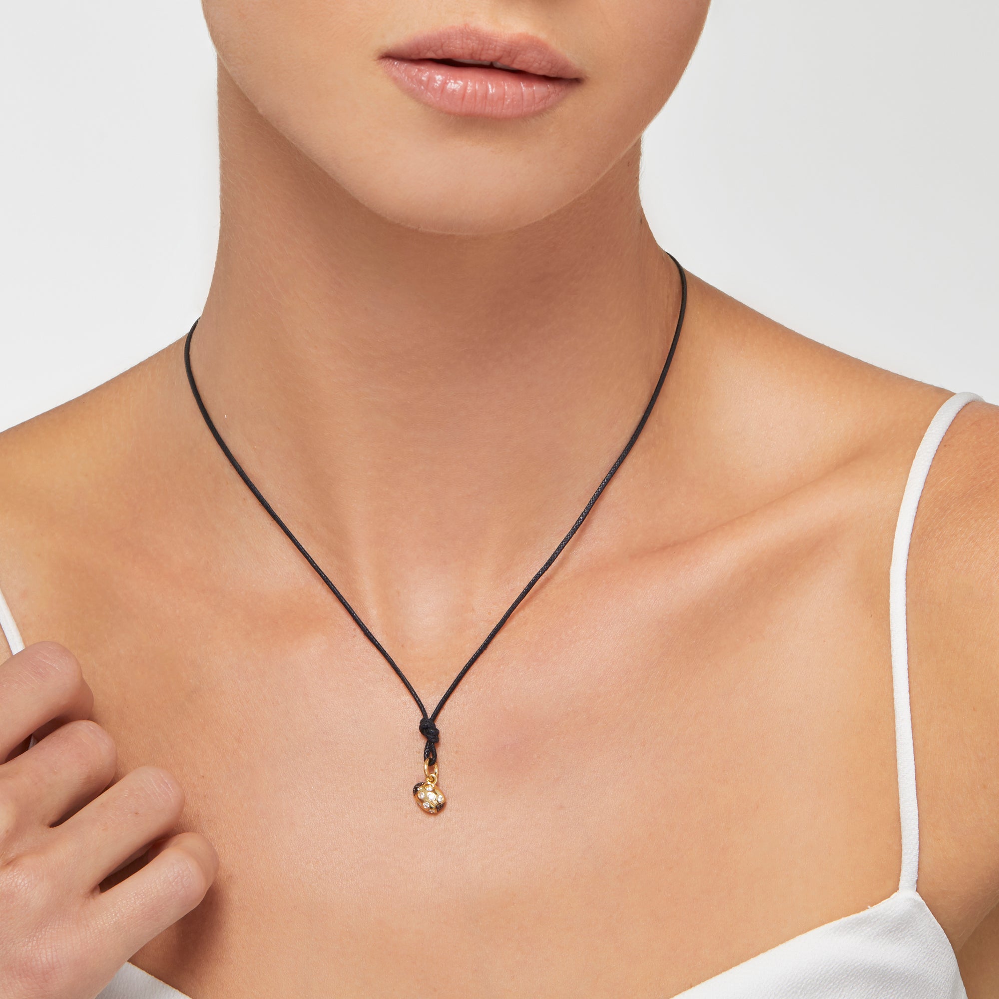 Charm Dodo Nature en or jaune 18K et diamants - Or Jaune