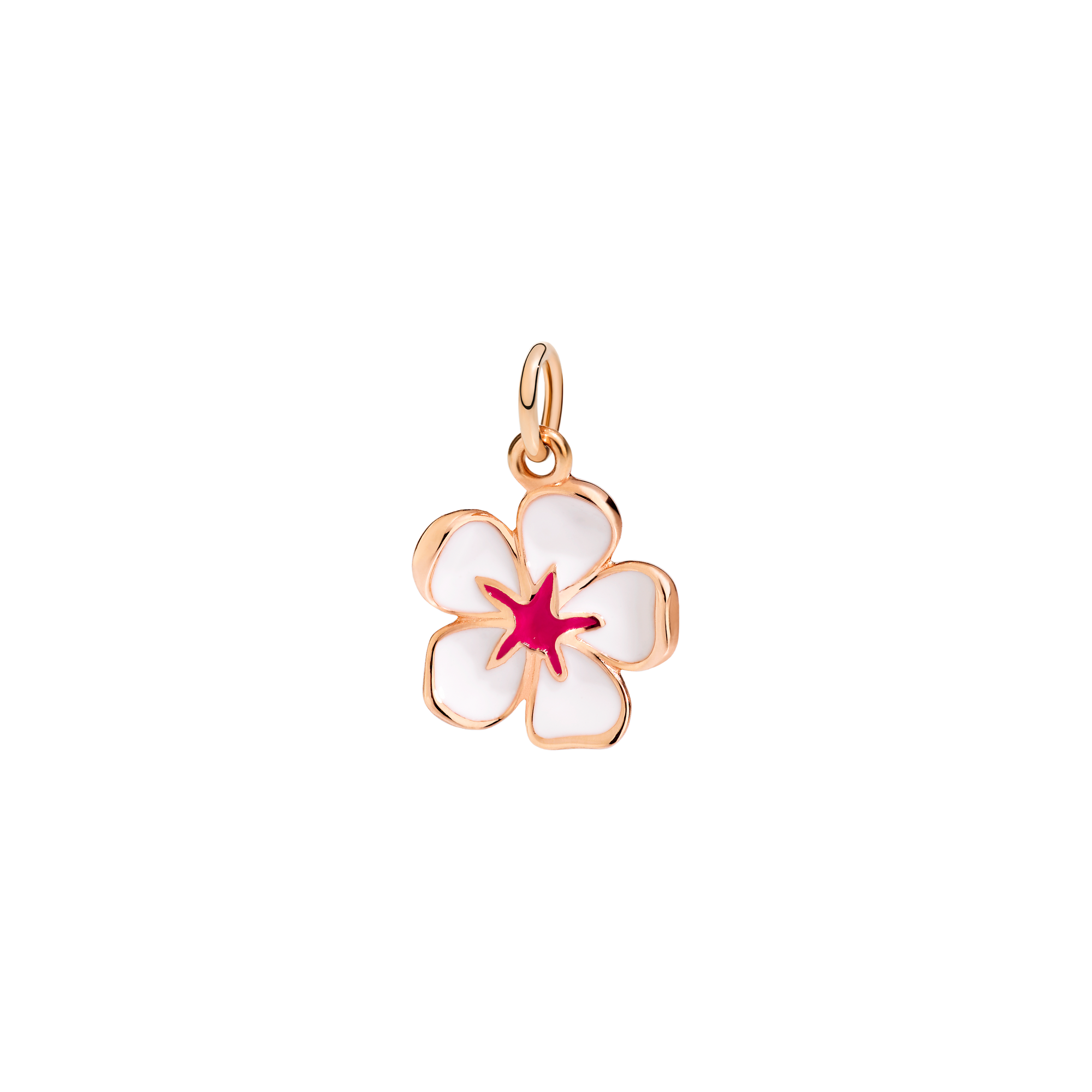 Charm Dodo Nature en or rose 9K et émail - Or Rose