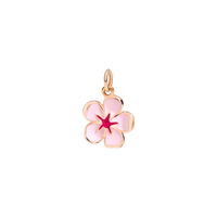 Charm Dodo Nature en or rose 9K et émail - Or Rose