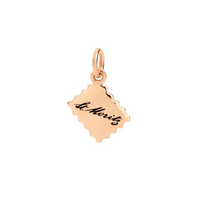 Charm St Moritz en or rose 9K et émail - Or Rose