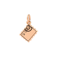 Charm St Moritz en or rose 9K et émail - Or Rose