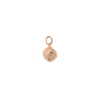 Charm Dé en or rose 9K - Or Rose