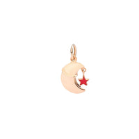 Charm Universe en or rose 9K et émail - Or Rose