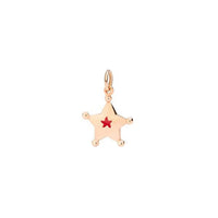 Charm Universe en or rose 9K et émail - Or Rose