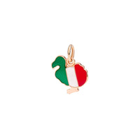 Charm Dodo Nature en or rose 9K et émail - Or Rose