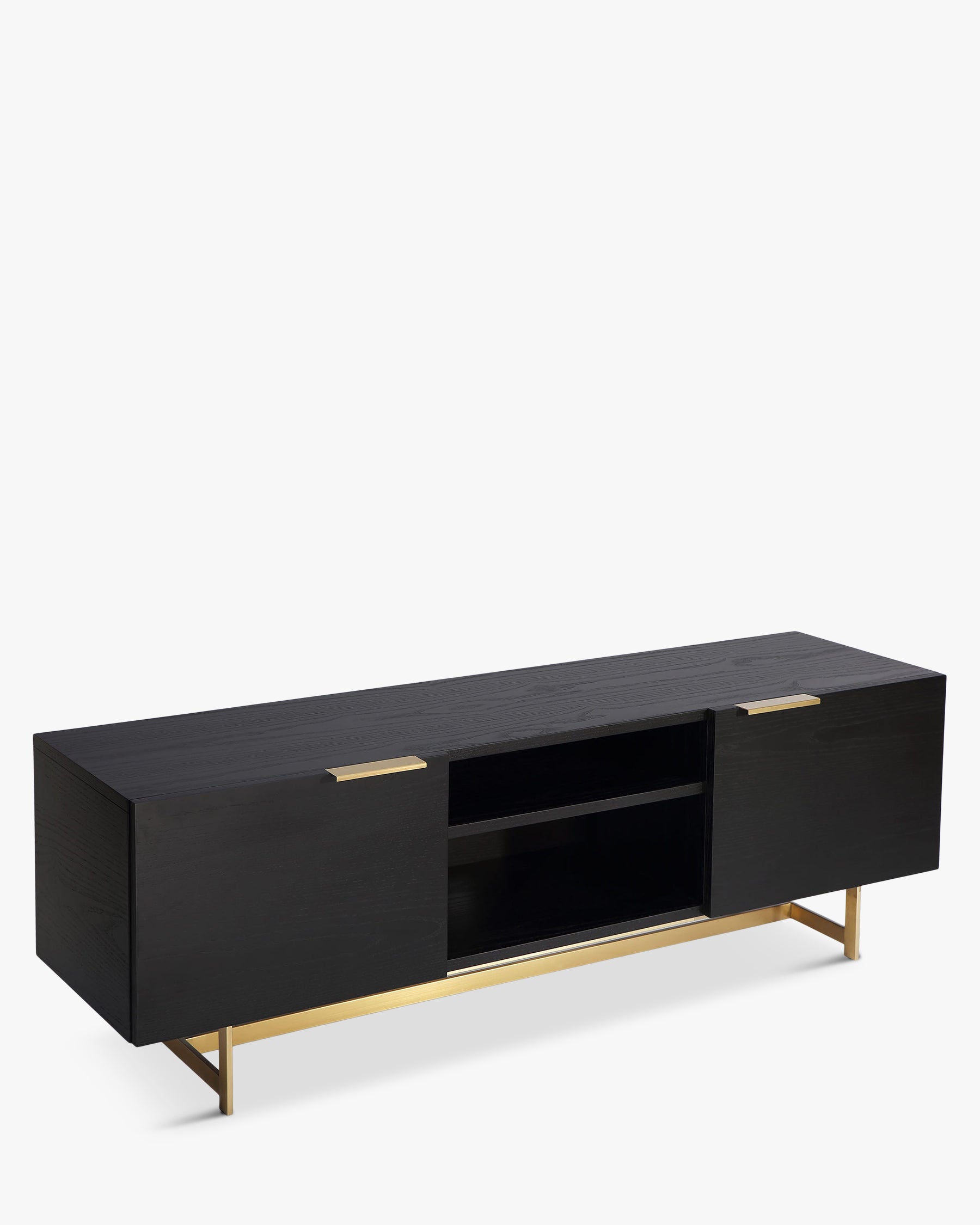 Meuble TV Stark en bois - Noir