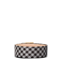 Ceinture b-belt brodée vichy - Noir & Cristal