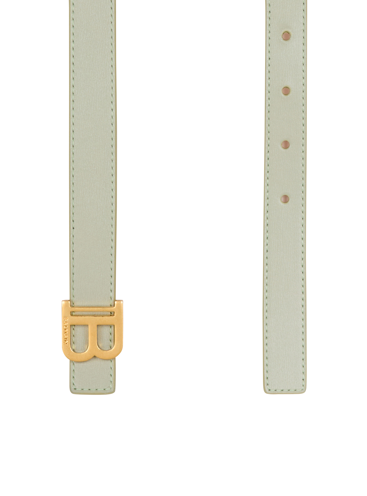 Ceinture b-belt en cuir - Olive