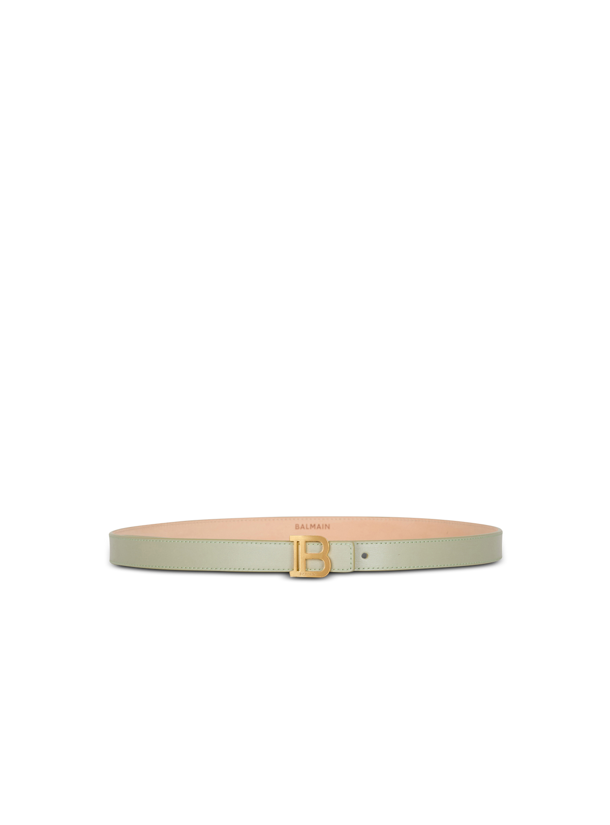 Ceinture b-belt en cuir - Olive