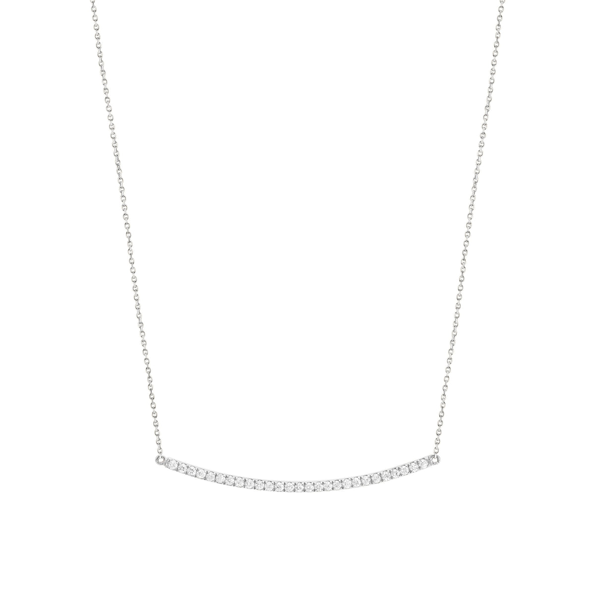 COLLIER GRAPHIQUE OR BLANC