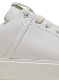 Baskets b-court en cuir de veau - Blanc
