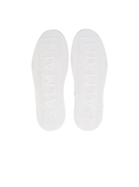 Baskets b-court en cuir de veau - Noir & Blanc