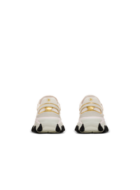 Baskets b-east en cuir - Blanc & Or