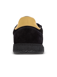 Baskets balmain swan en cuir suédé - Noir & Or