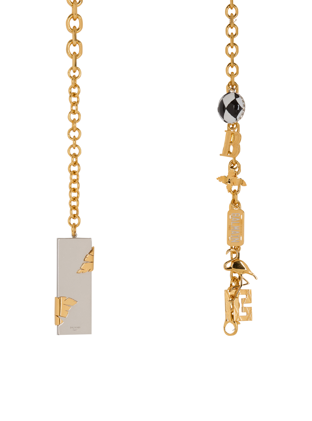 Ceinture-bijoux à chaîne et pendentifs miami - Or