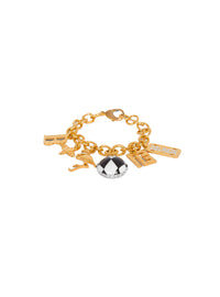 Bracelet à pendentifs Miami en laiton - Or