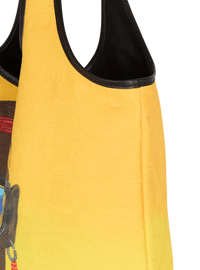 Disney x balmain : the lion king - grocery bag b-army imprimé nika mtwana - Jaune