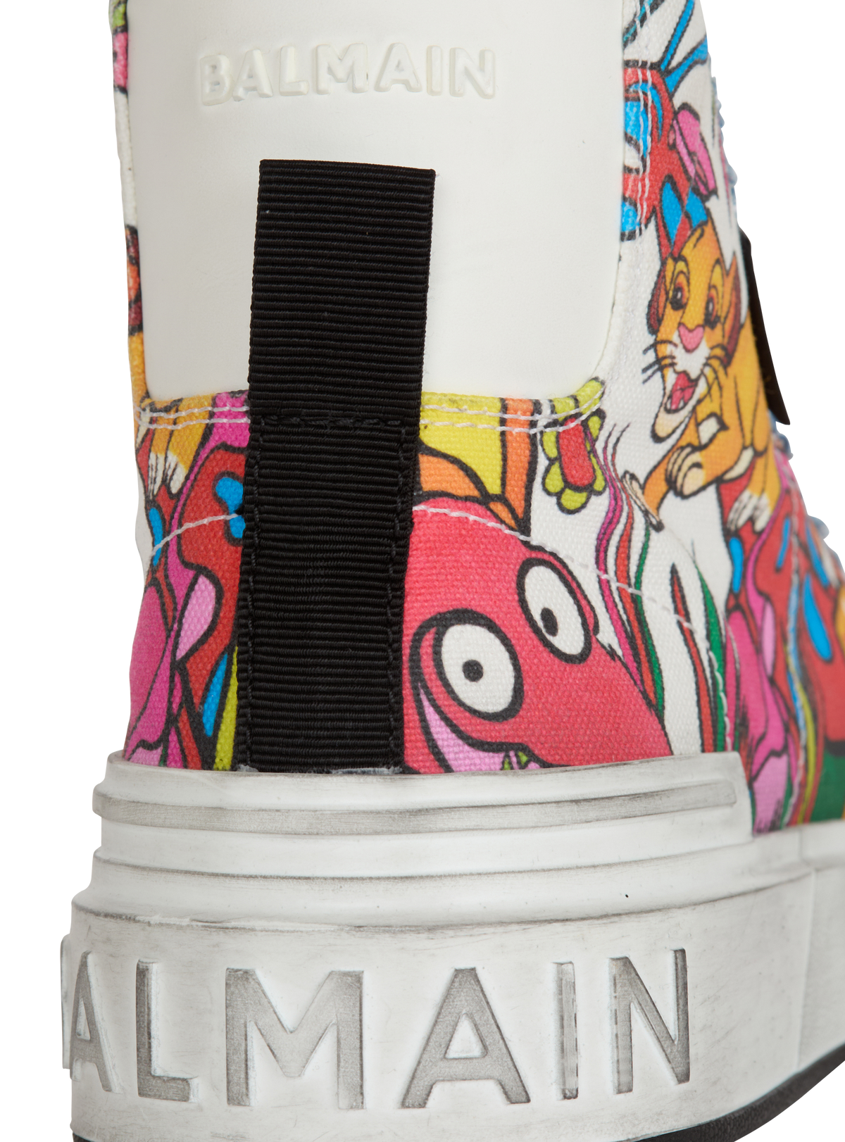Disney x balmain : the lion king - baskets b-court high top imprimées enfant précoce - Multicolore