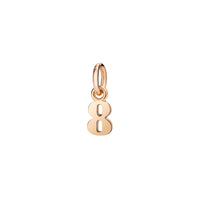 Charm Chiffre 8 en or rose 9K - Or Rose