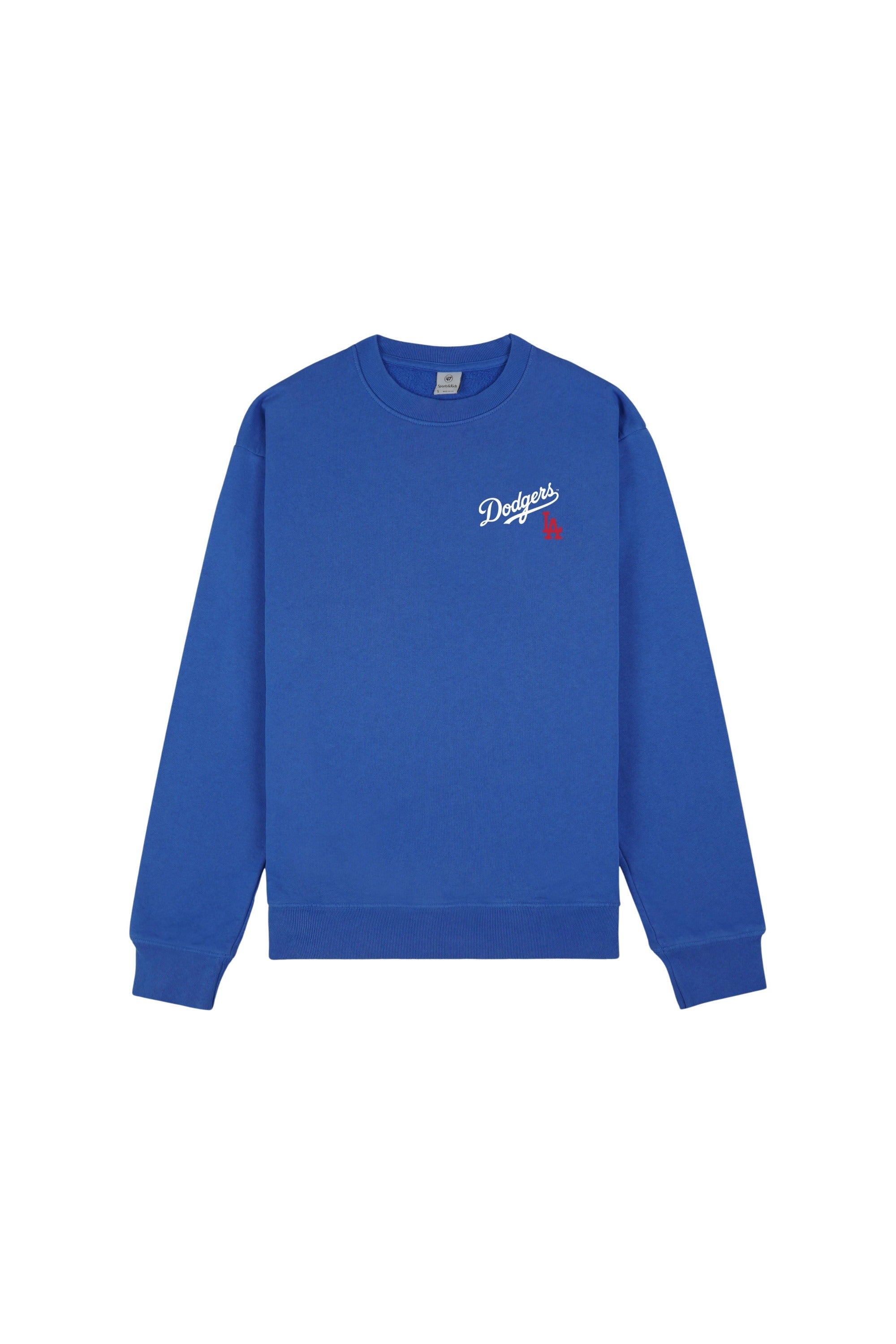 Dodgers Serif Crewneck - Team Blue & White