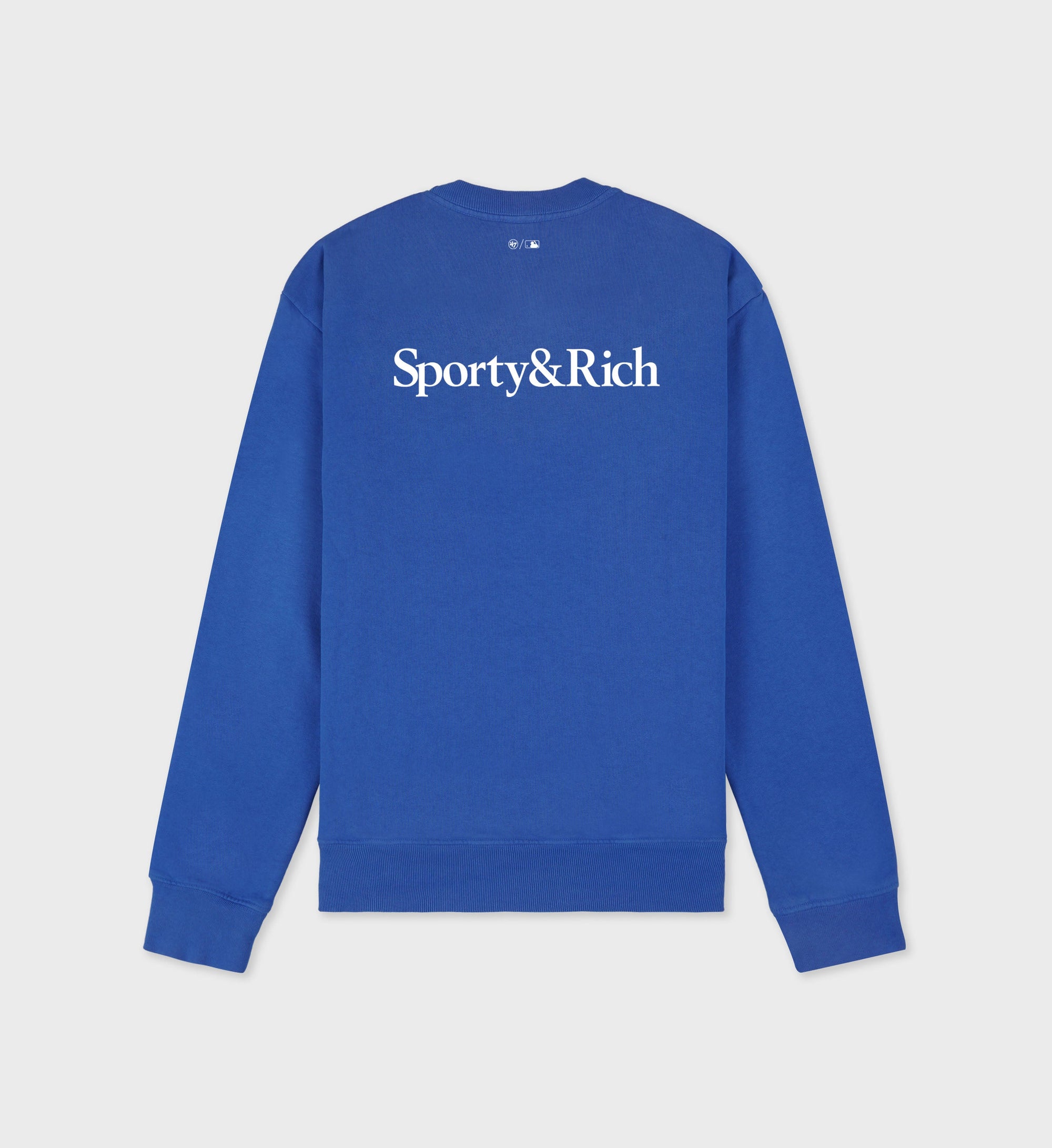 Dodgers Serif Crewneck - Team Blue & White