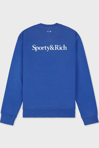 Pull à col rond Dodgers Serif - Bleu & Blanc