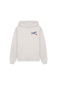 Sweat à capuche Dodgers Serif à poche - Heather Gray