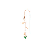 Mono boucle d'oreille Flèche en or rose 9K - Or Rose