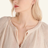 Mono boucle d'oreille Dodo Nature en or rose 9K - Or Rose