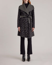 Manteau Dordogne en laine - Charcoal