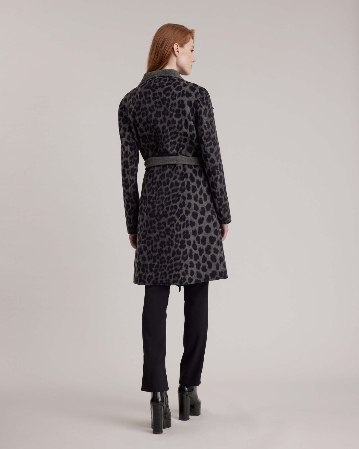 Manteau Dordogne en laine - Charcoal