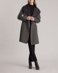 Manteau Dordogne en laine - Charcoal