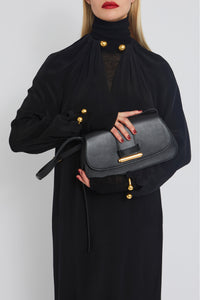 Robe Doris coupe longue - Black