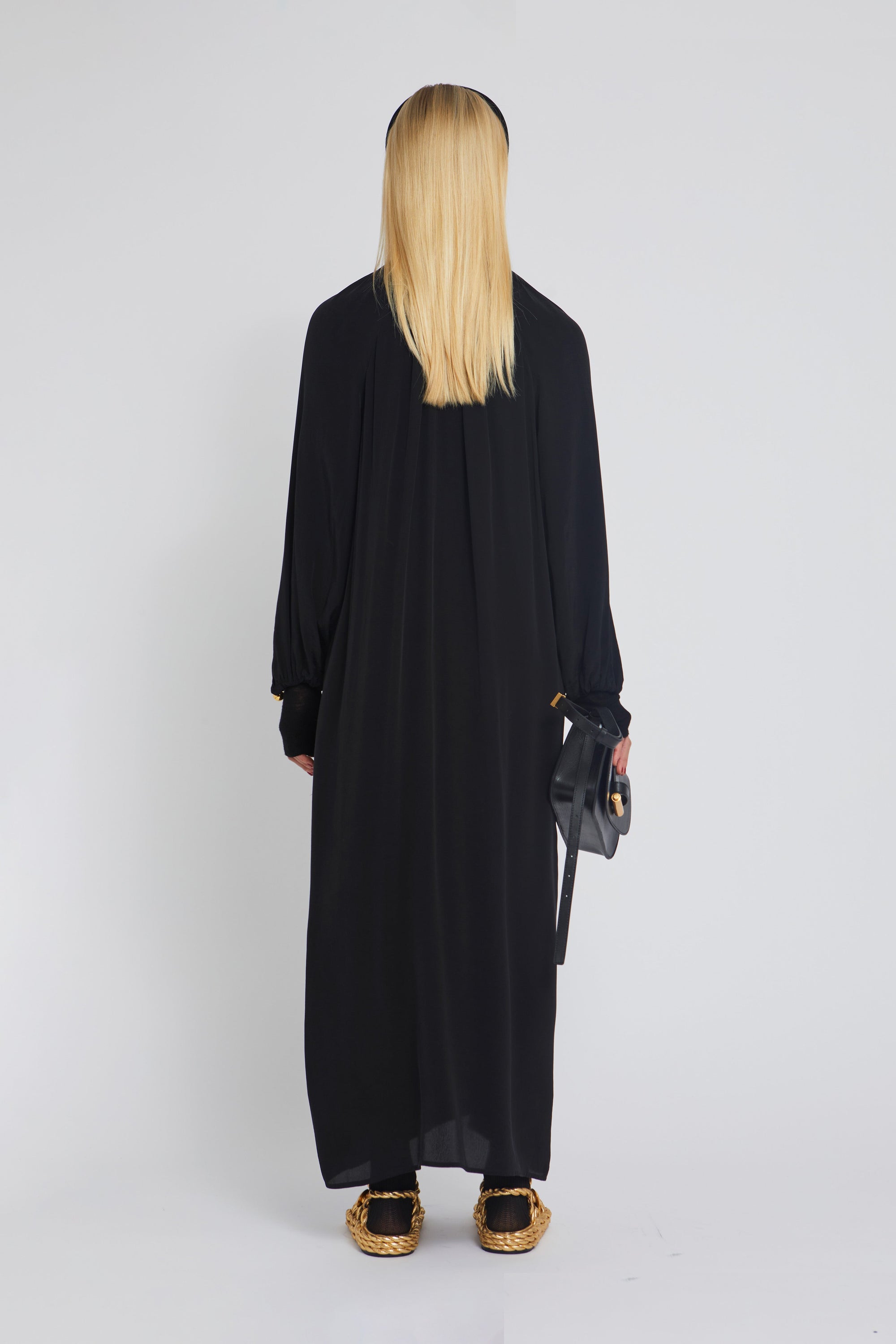 Robe Doris coupe longue - Black