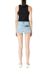 Disney x Coperni Crown denim shorts - Blue