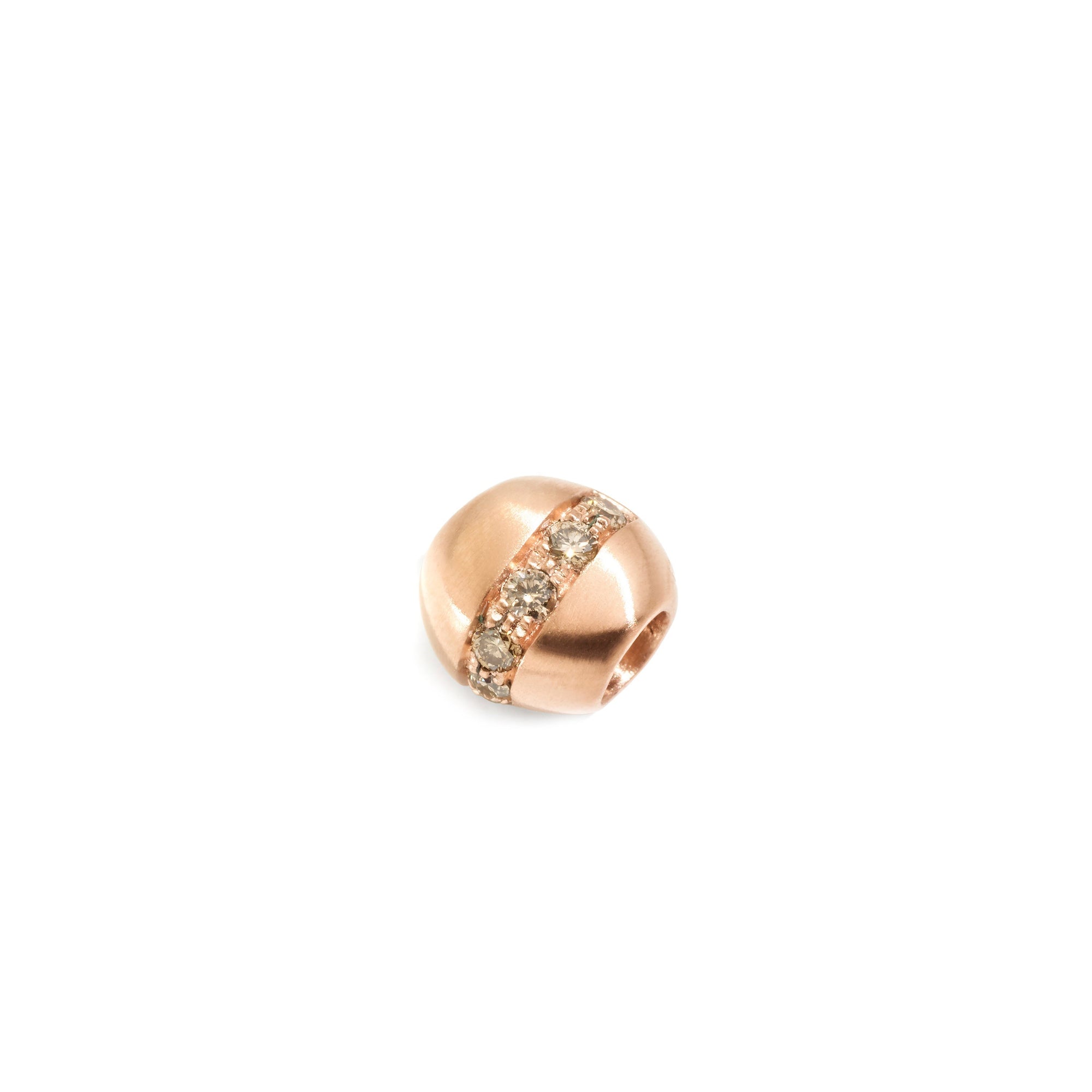 Charm Pepita en or rose 9K et diamants - Or Rose