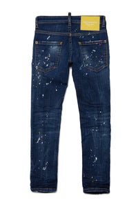 Pantalon délavé en denim - Blue Denim