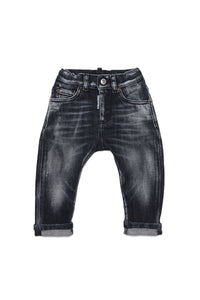 Pantalon délavé en denim - Denim Black