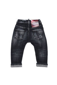 Pantalon délavé en denim - Denim Black