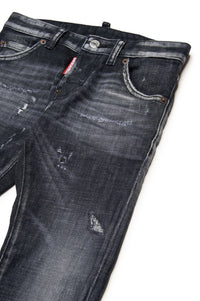 Pantalon délavé en denim - Denim Black