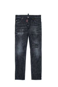 Pantalon délavé en denim - Denim Black