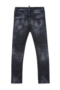 Washed denim trousers - Denim Black