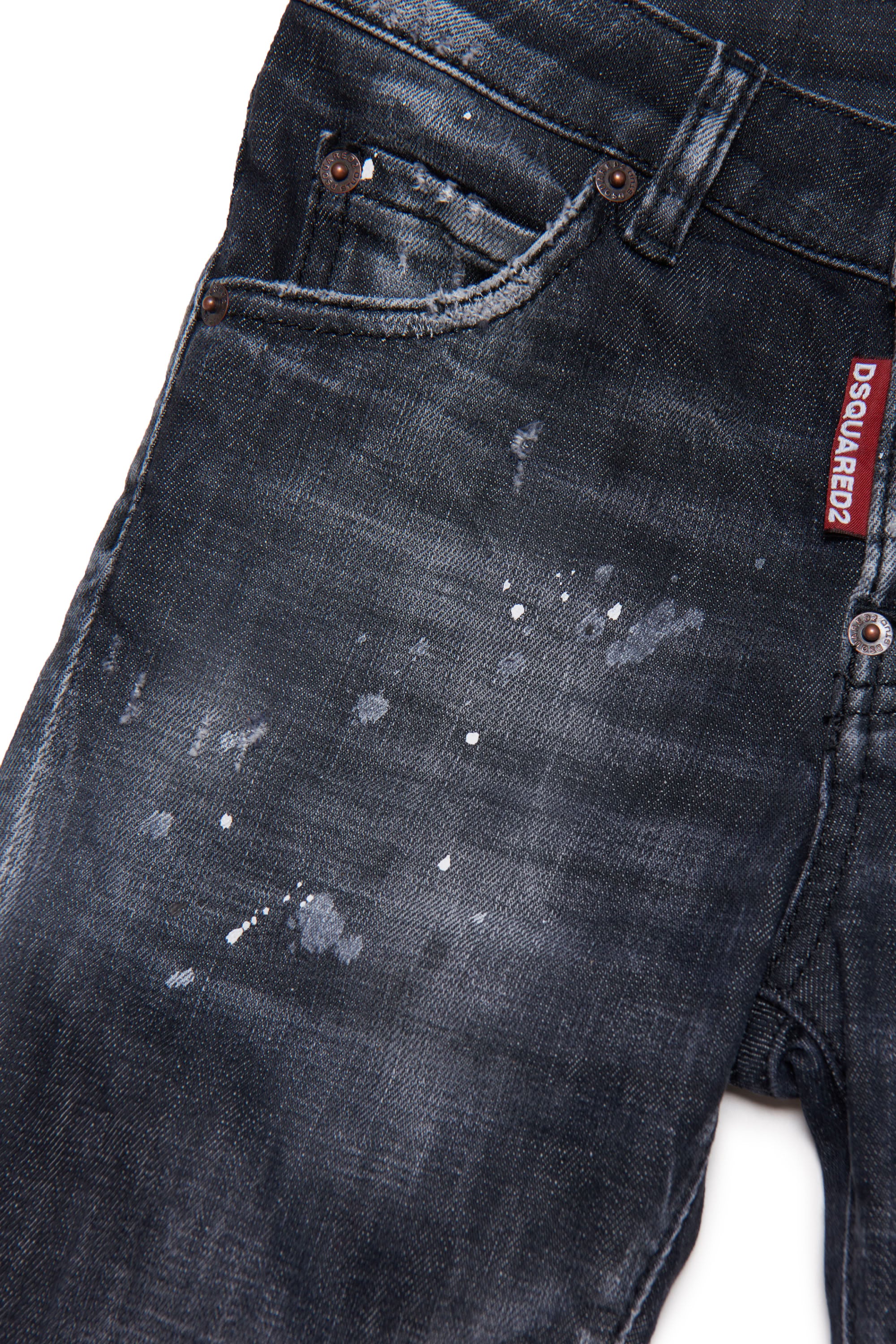 Washed denim trousers - Denim Black