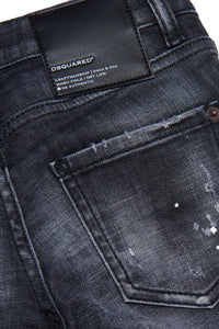 Washed denim trousers - Denim Black