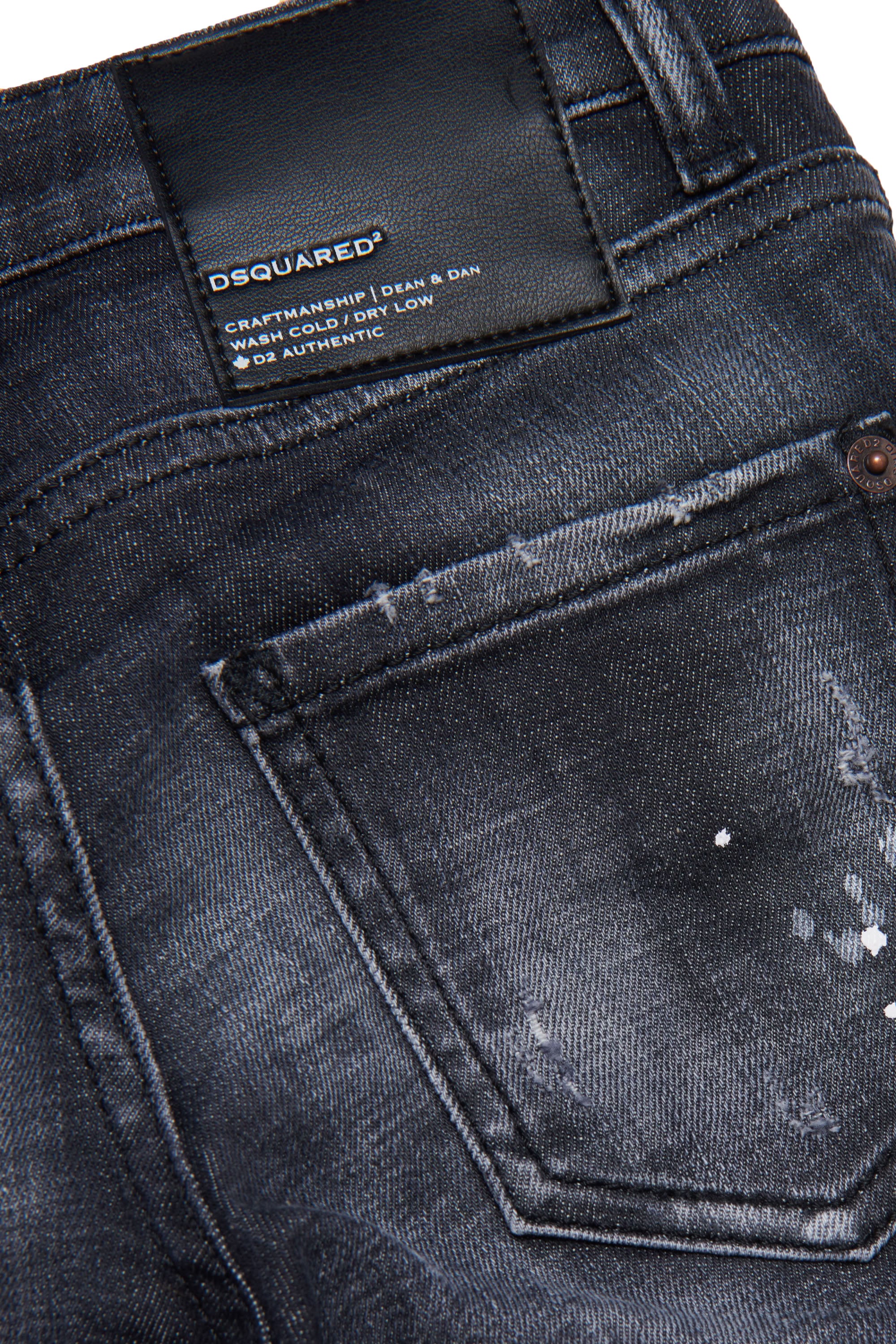 Washed denim trousers - Denim Black