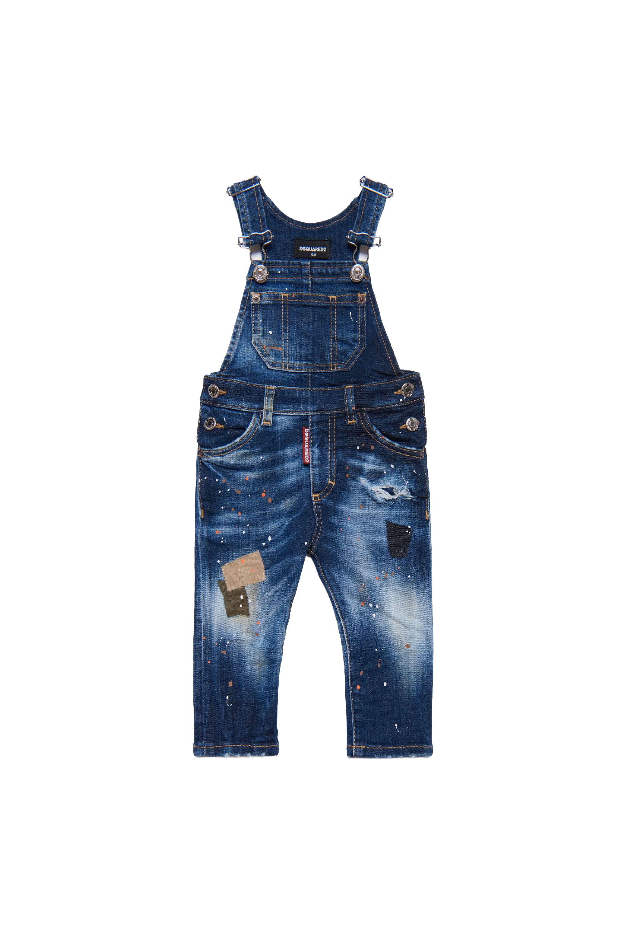 Salopette délavé en denim - Blue Denim