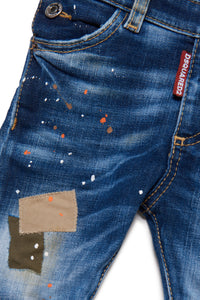 Salopette délavé en denim - Blue Denim