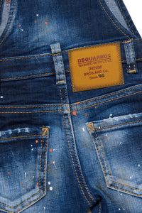 Salopette délavé en denim - Blue Denim
